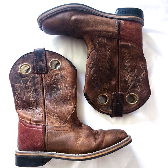 Smoky Mountains Jesse Western Leather Cowboy Boots 3 - Picture 1 of 8